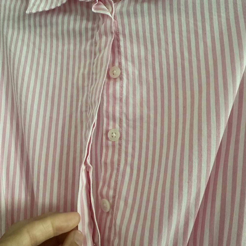 Pink Striped Women’s Dress - Picture 4 of 4